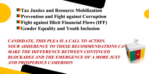 CRADEC'S PLEA FOR A FAIRER AND PROSPEROUS CAMEROON